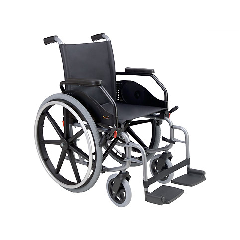 Silla-ruedas-celta Silla de ruedas de acero Celta peso máximo 150 Kg